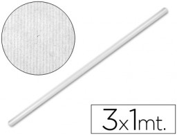 Papel kraft verjurado Liderpapel blanco rollo 3x1 m.